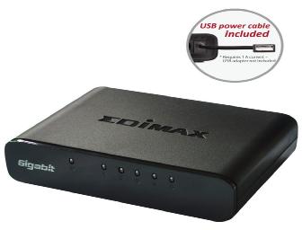 SWITCH 5 PUERTOS EDIMAX 10/100/1000 USB
