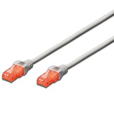 CABLE RED EWENT LATIGUILLO UTP CAT6 RJ45 2M GRIS