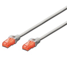 CABLE RED EWENT LATIGUILLO RJ45 UTP CAT6 3M GRIS