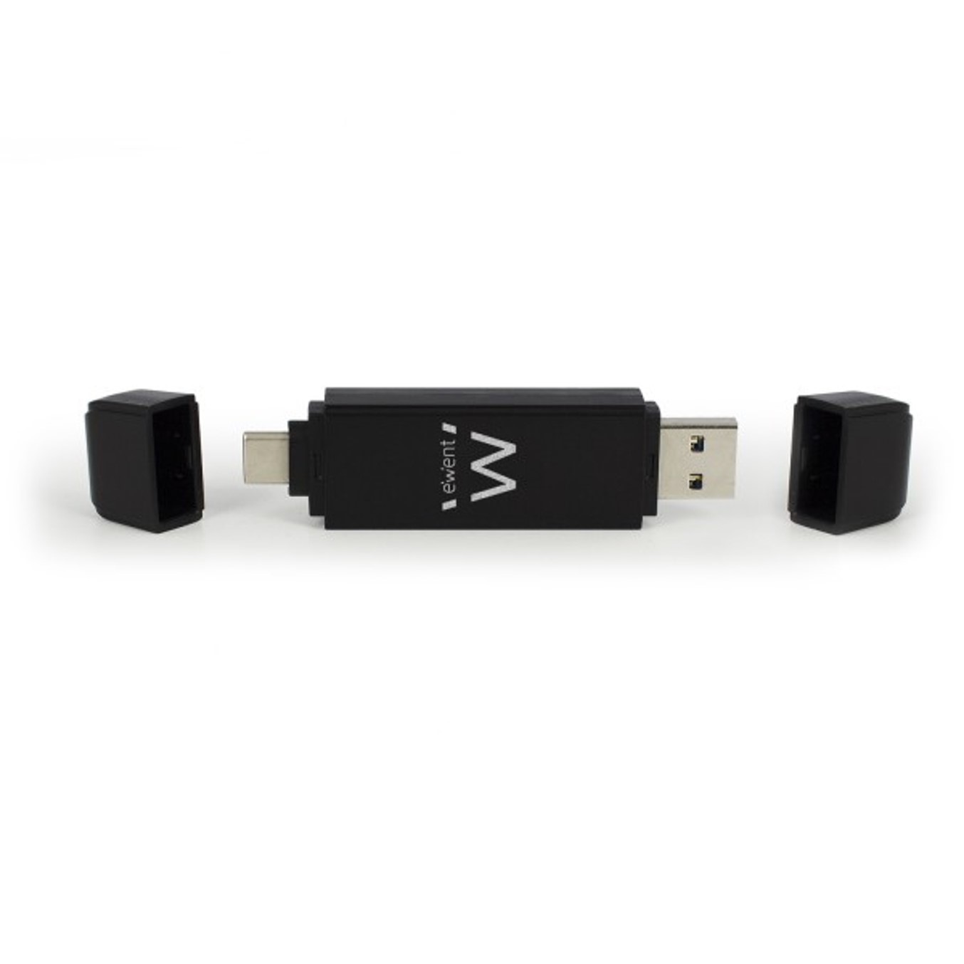 LECTOR DE TARJETAS COMPACTO EWENT USB 3.1 GEN 1 TIPO C / TIPO A