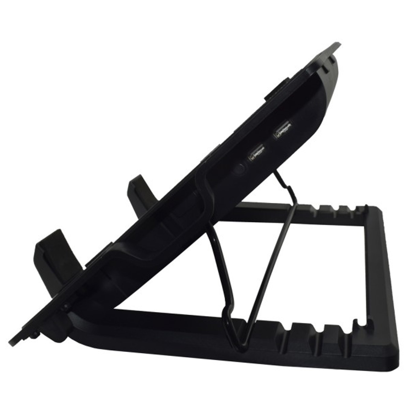 SOPORTE / BASE REFRIGERACION PARA ORDENADOR PORTATIL EWENT EW1258 / 1 VENTILADOR / 2 USB / HASTA 17"