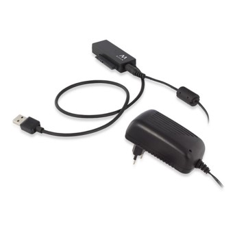 ADAPTADOR EWENT PARA DISCO DURO USB 3.1 SATA 6G 3.5"&2.5" CON FUENTE DE ALIMENTACION