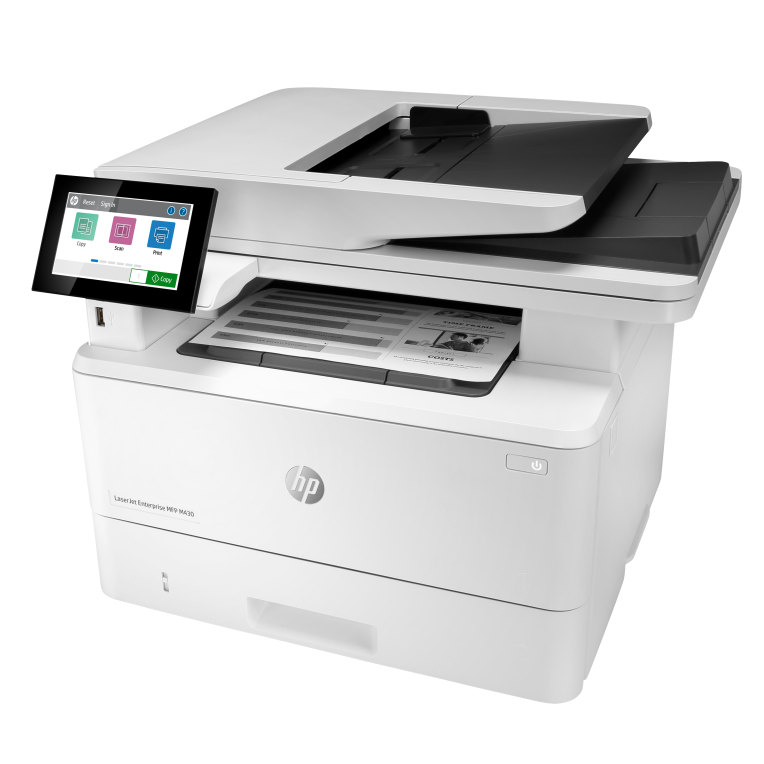HP LaserJet Enterprise M430f Multifunction Blanco y negro Impresora, Solo Ethernet; Fotocopiadora, escáner