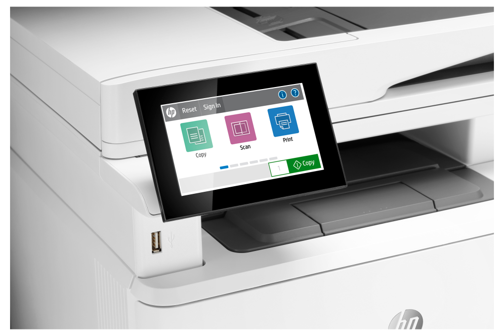 HP LaserJet Enterprise M430f Multifunction Blanco y negro Impresora, Solo Ethernet; Fotocopiadora, escáner