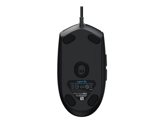 MOUSE RATON LOGITECH G102 LIGHTSYNC NEGRO