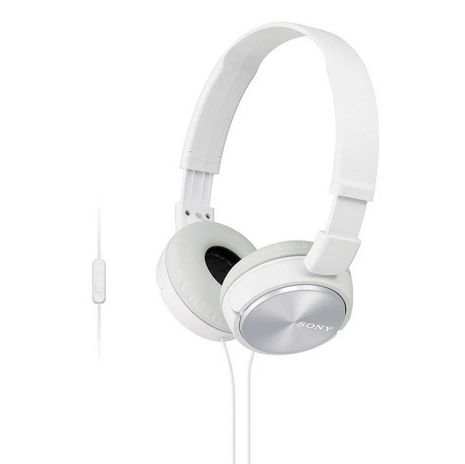 AURICULARES SONY MDRZX310APW DIADEMA BLANCO PLEGABLE / MICROFONO