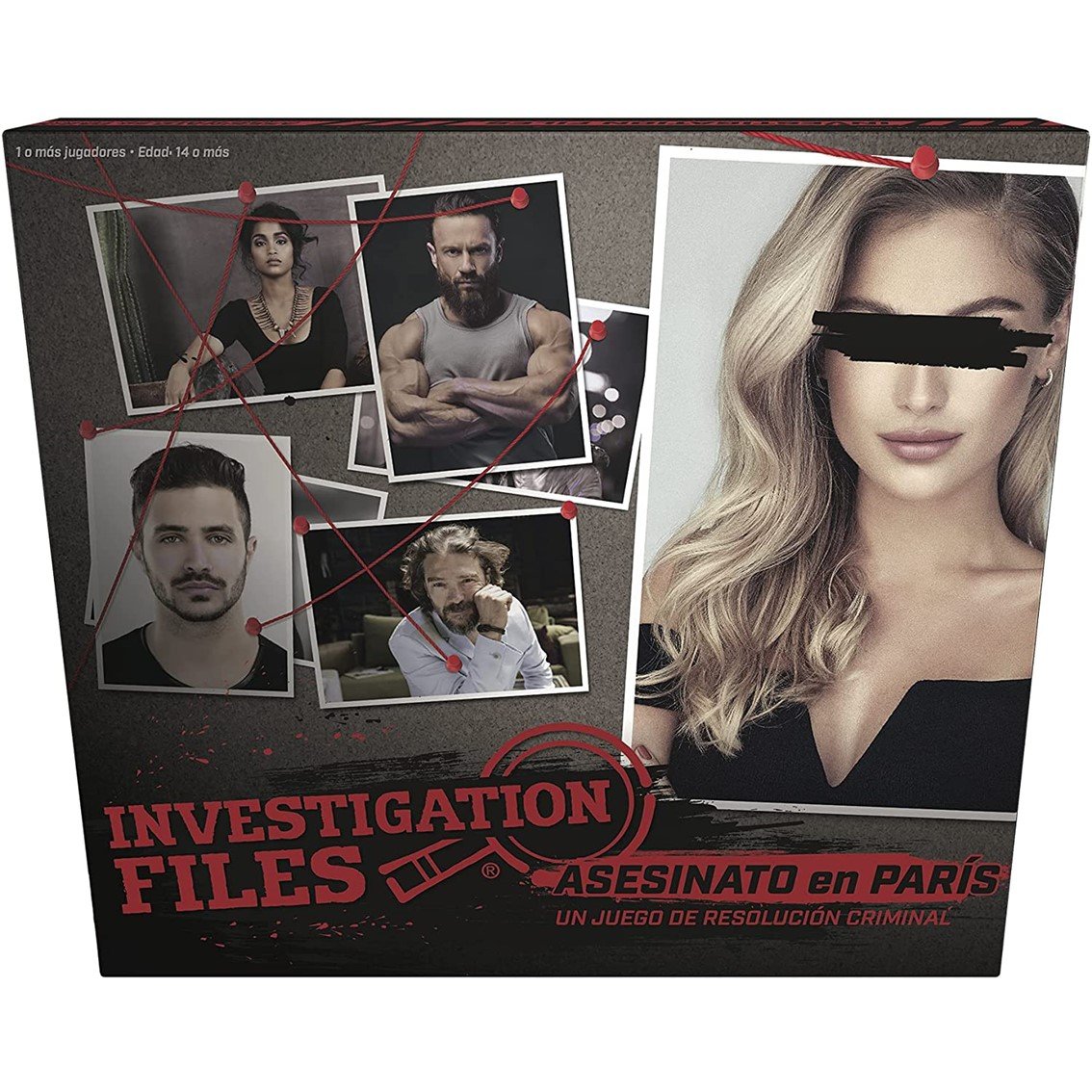 JUEGO DE MESA INVESTIGATION FILES: ASESINATO EN PARIS PEGI 14