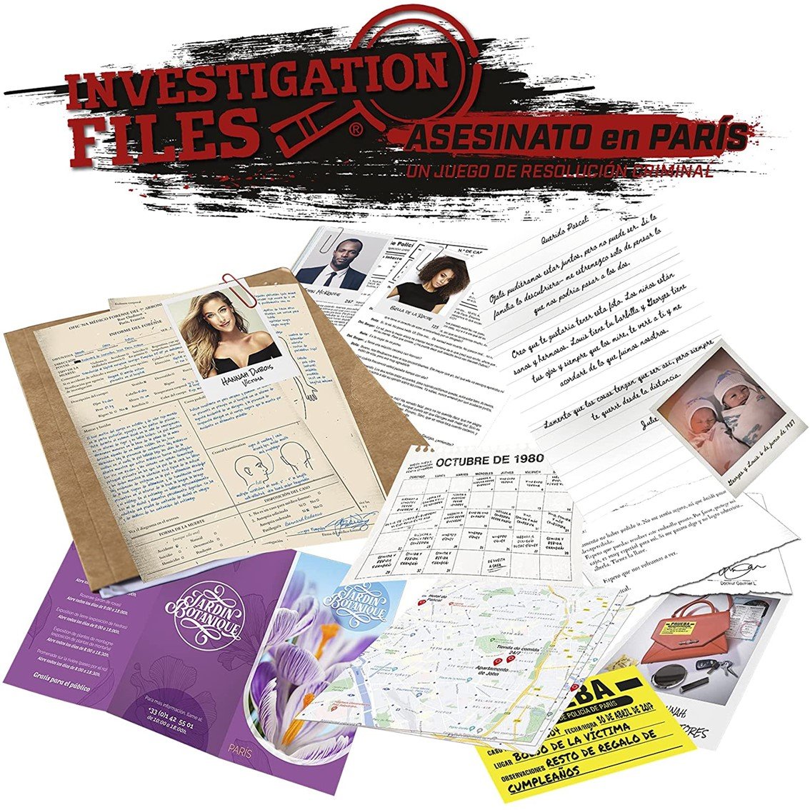 JUEGO DE MESA INVESTIGATION FILES: ASESINATO EN PARIS PEGI 14