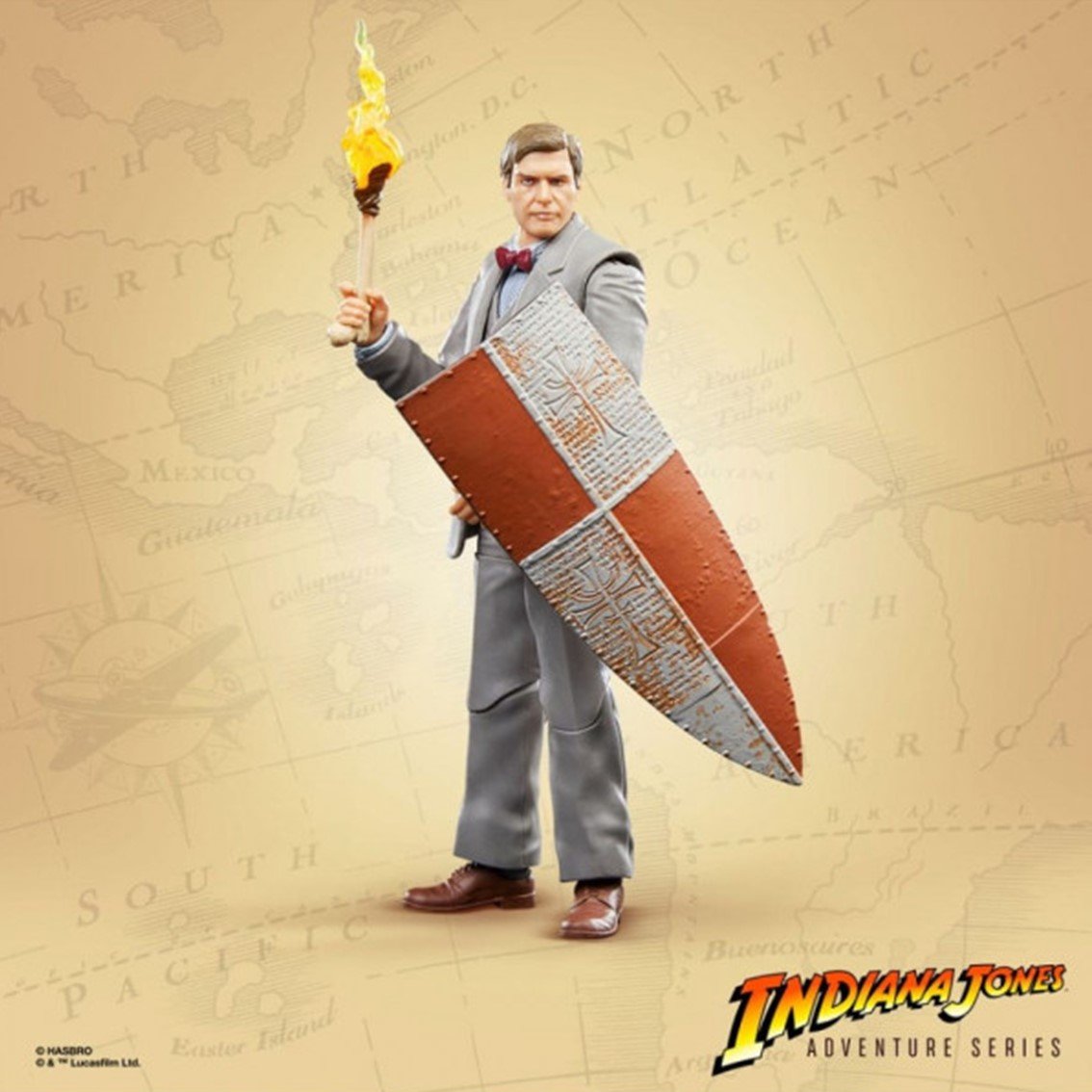 FIGURA HASBRO INDIAN JONES ADVENTURE SERIES - PROFESOR INDIANA JONES