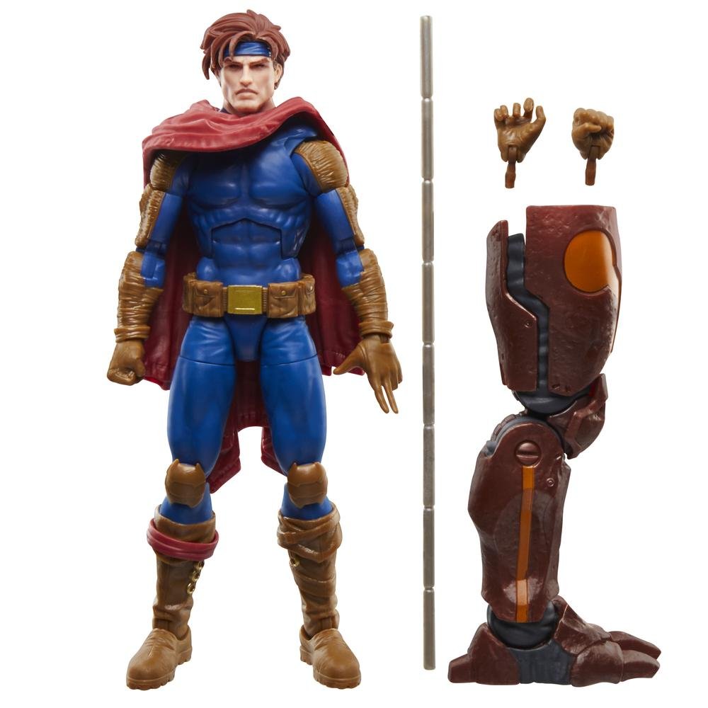 FIGURA HASBRO MARVEL LEGENDS SERIES BUILD A FIGURE MARVELS NEMESIS X-MEN GAMBIT