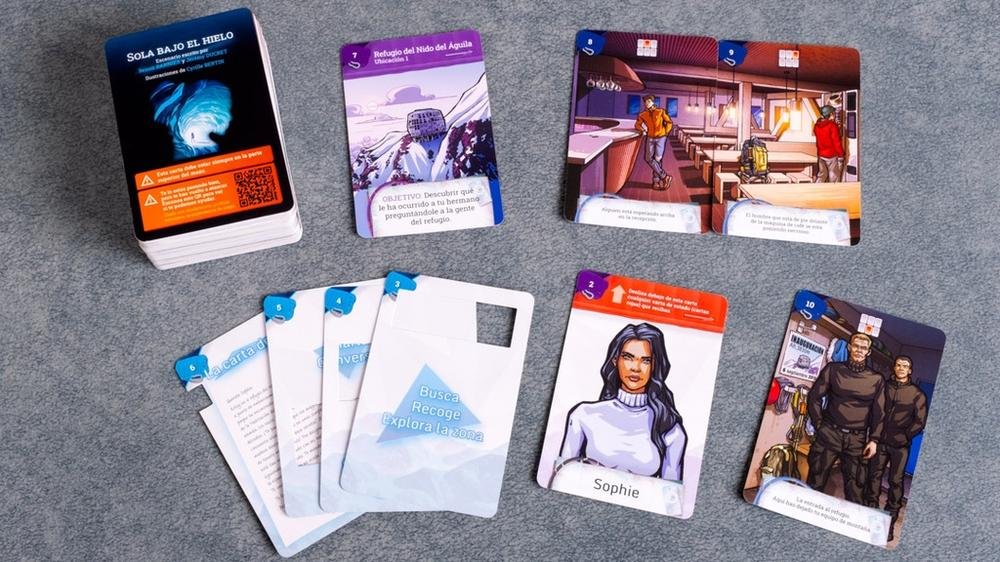 JUEGO DE MESA BACK STORIES - SOLA BAJO EL HIELO