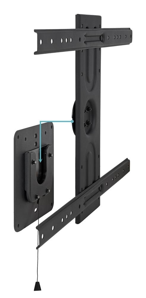 SOPORTE DE PARED TOOQ ROTACIÓN 360° PARA PANTALLAS 37" - 80" NEGRO
