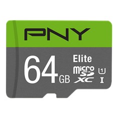 TARJETA MEMORIA MICRO SECURE DIGITAL MICRO SDHC ELITE PNY 64GB CLASE 10 UHS-I U1