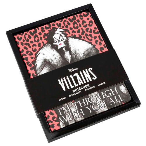 LIBRETA DISNEY VILLANOS CRUELLA DE VIL