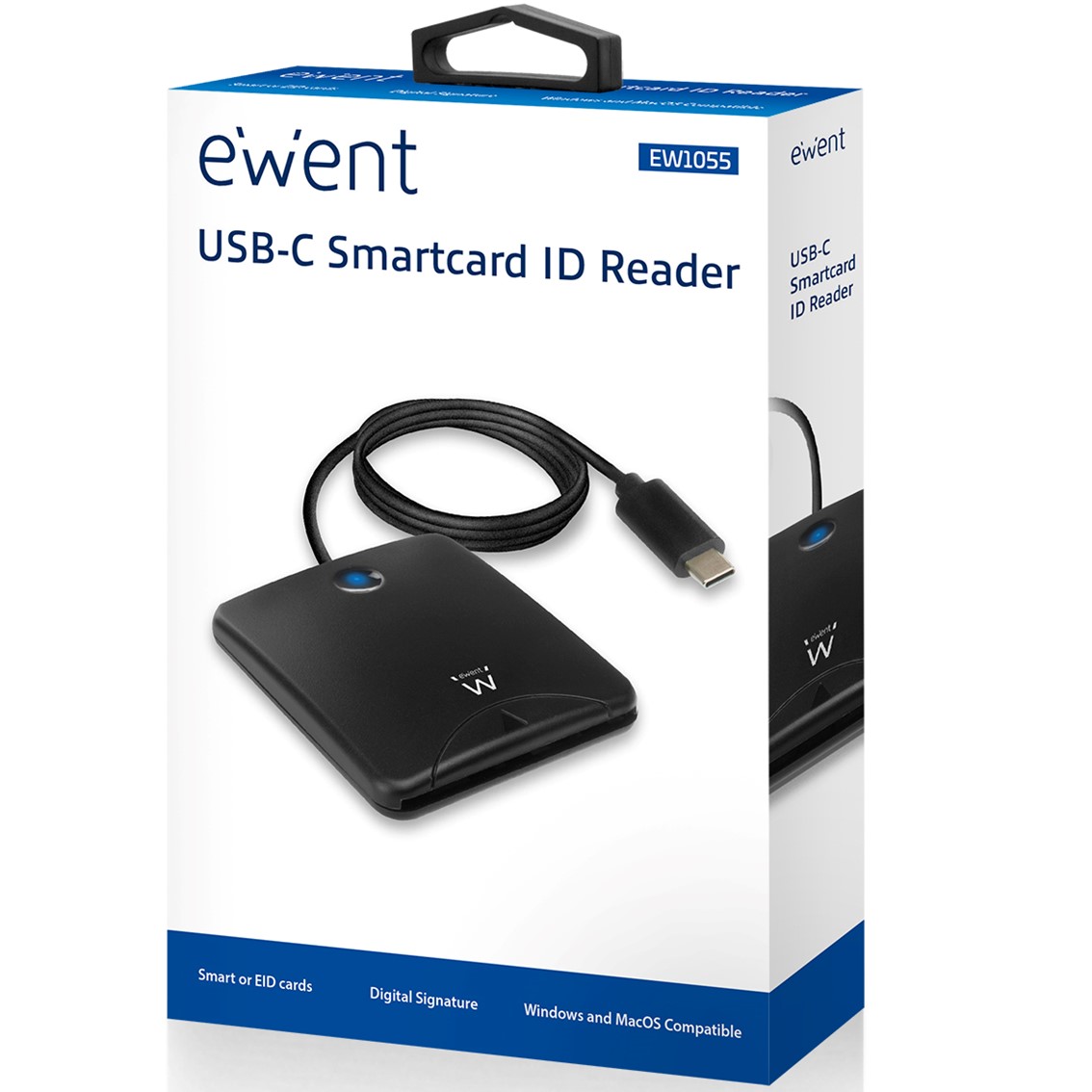 LECTOR DE TARJETAS DNI EWENT USB TIPO C