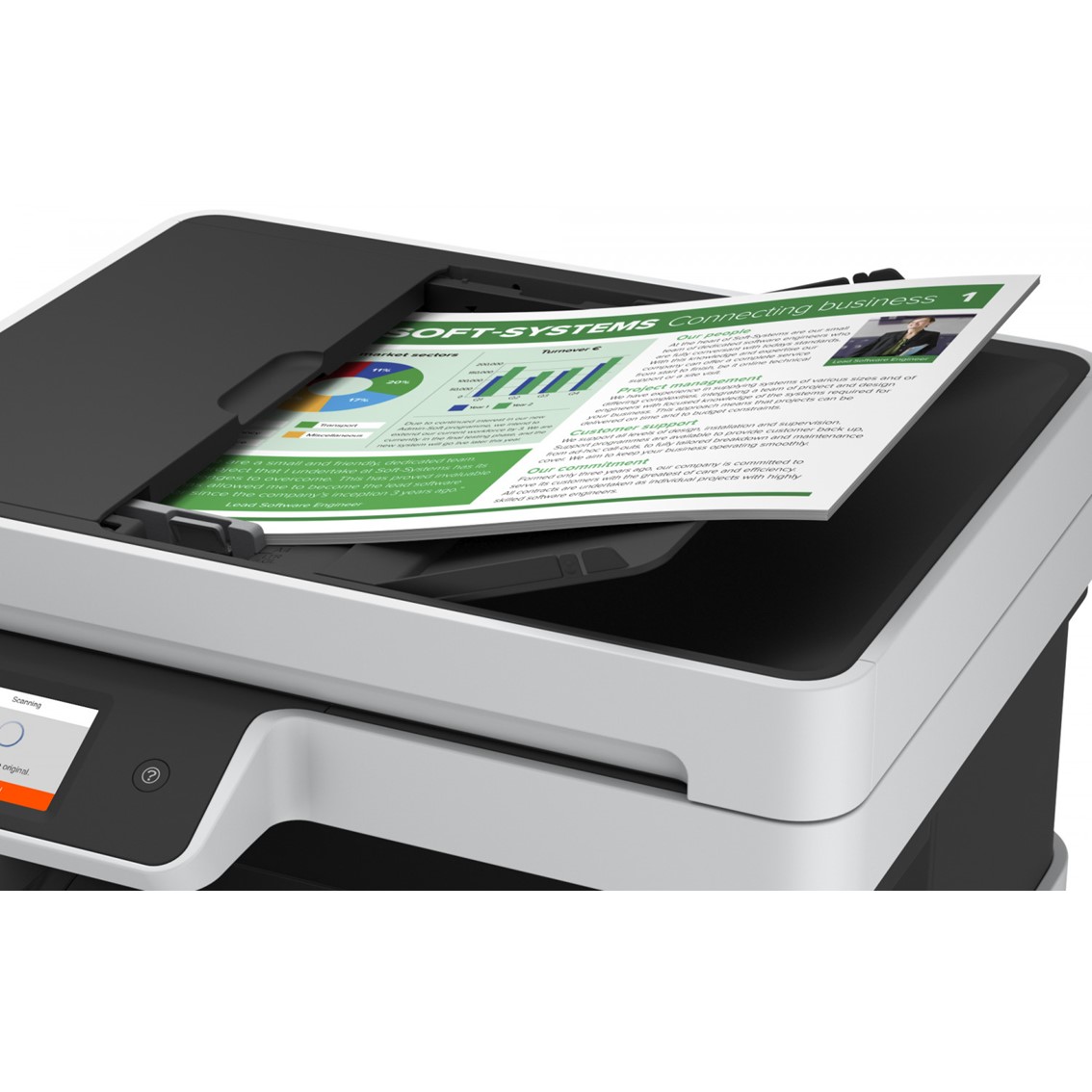 MULTIFUNCION EPSON INYECCION COLOR ECOTANK ET-5150 A4/ 17PPM/ USB/ RED/ WIFI/ WIFI DIRECT/ DUPLEX IMPRESION/ BANDEJA 250 HOJAS/ ADF 35 HOJAS