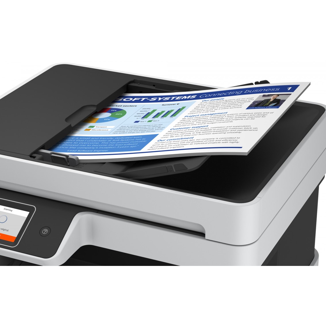 Multifunción Inyección Epson Ecotank Et-5170 Color Wifi Duplex Fax