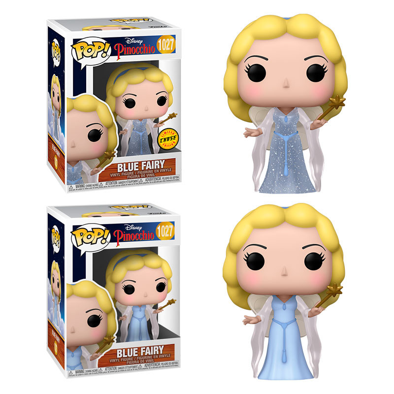 FUNKO POP DISNEY PINOCCHIO HADA AZUL OPCION CHASE 51535
