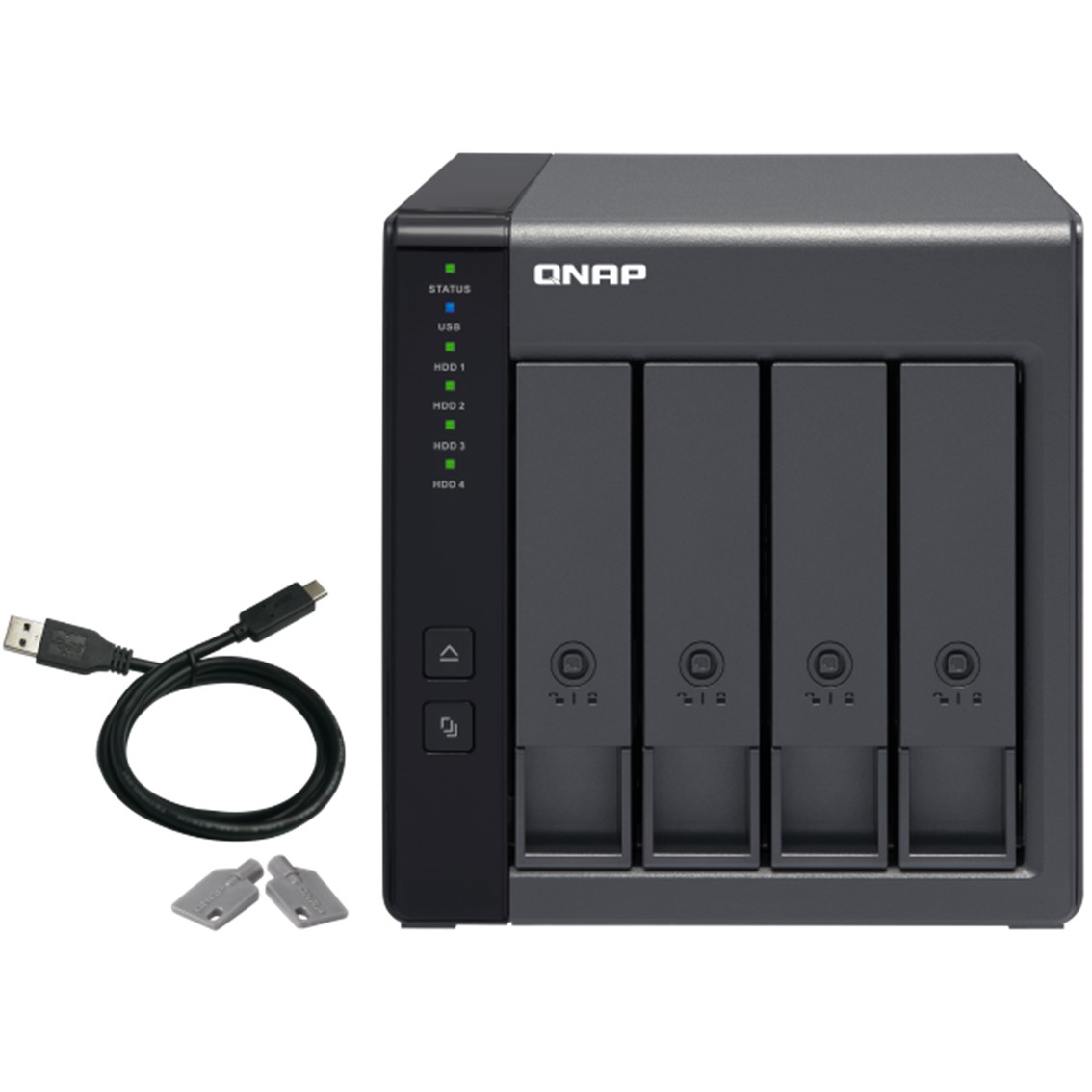 CAJA DE EXPANSION DE RAID QNAP TR-004 USB 3.2 GEN 1 4 BAHIAS