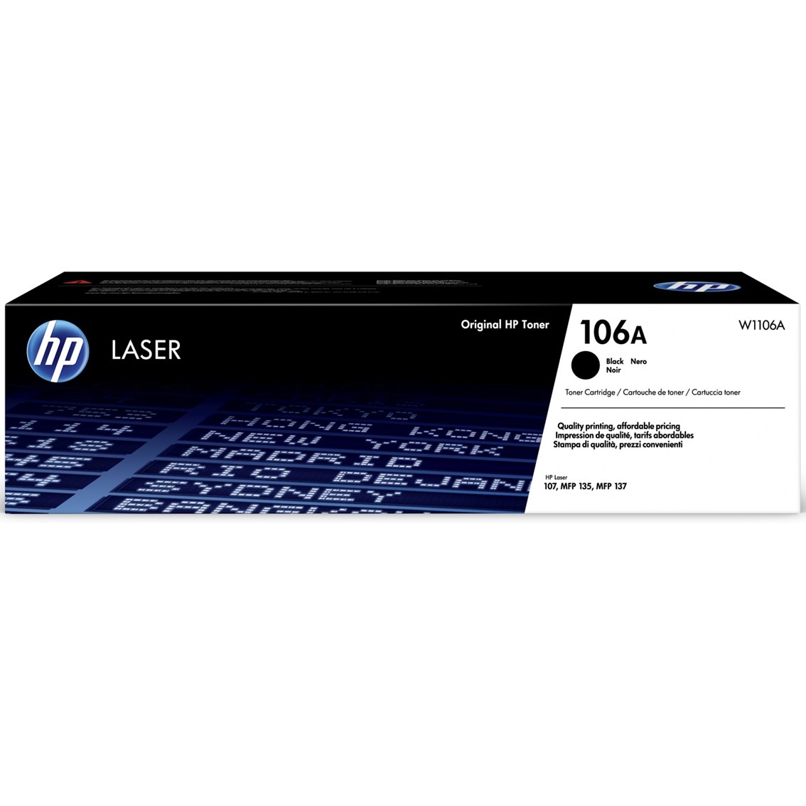 TONER HP 106A W1106A NEGRO 1000 PAGINAS