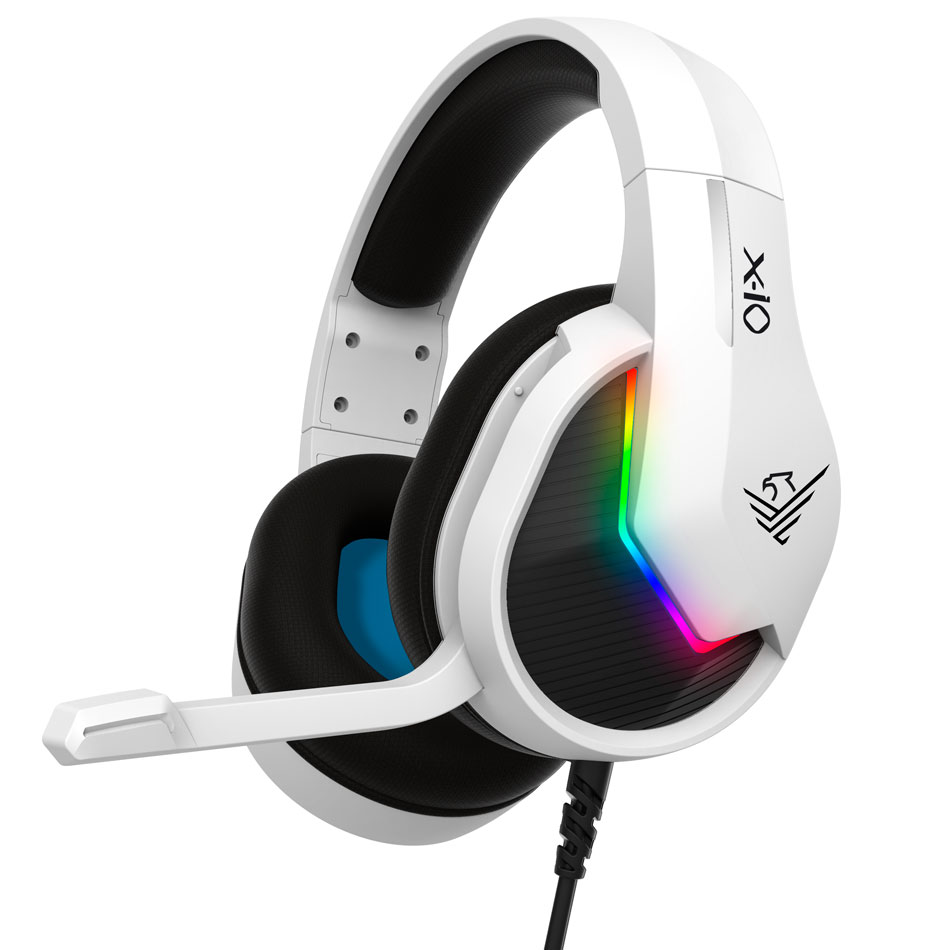 Auriculares Gaming Phoenix X-IO blancos Multiplataforma con cable jack y Adaptador