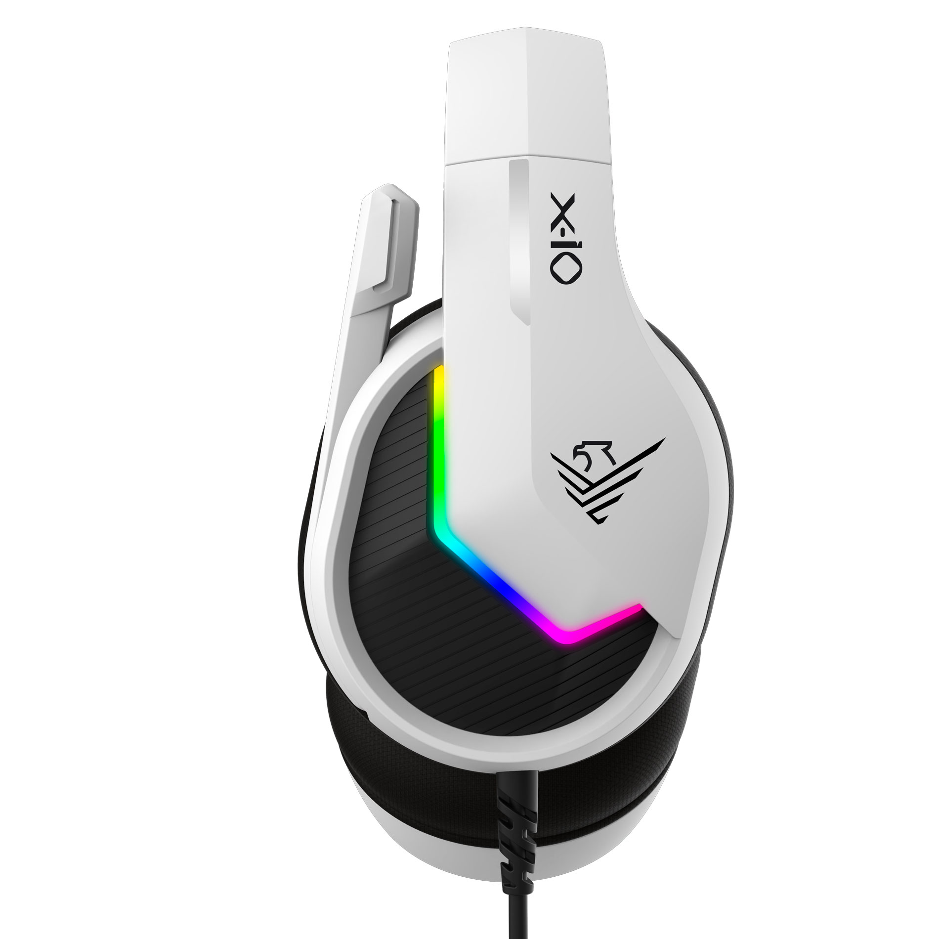 Auriculares Gaming Phoenix X-IO blancos Multiplataforma con cable jack y Adaptador