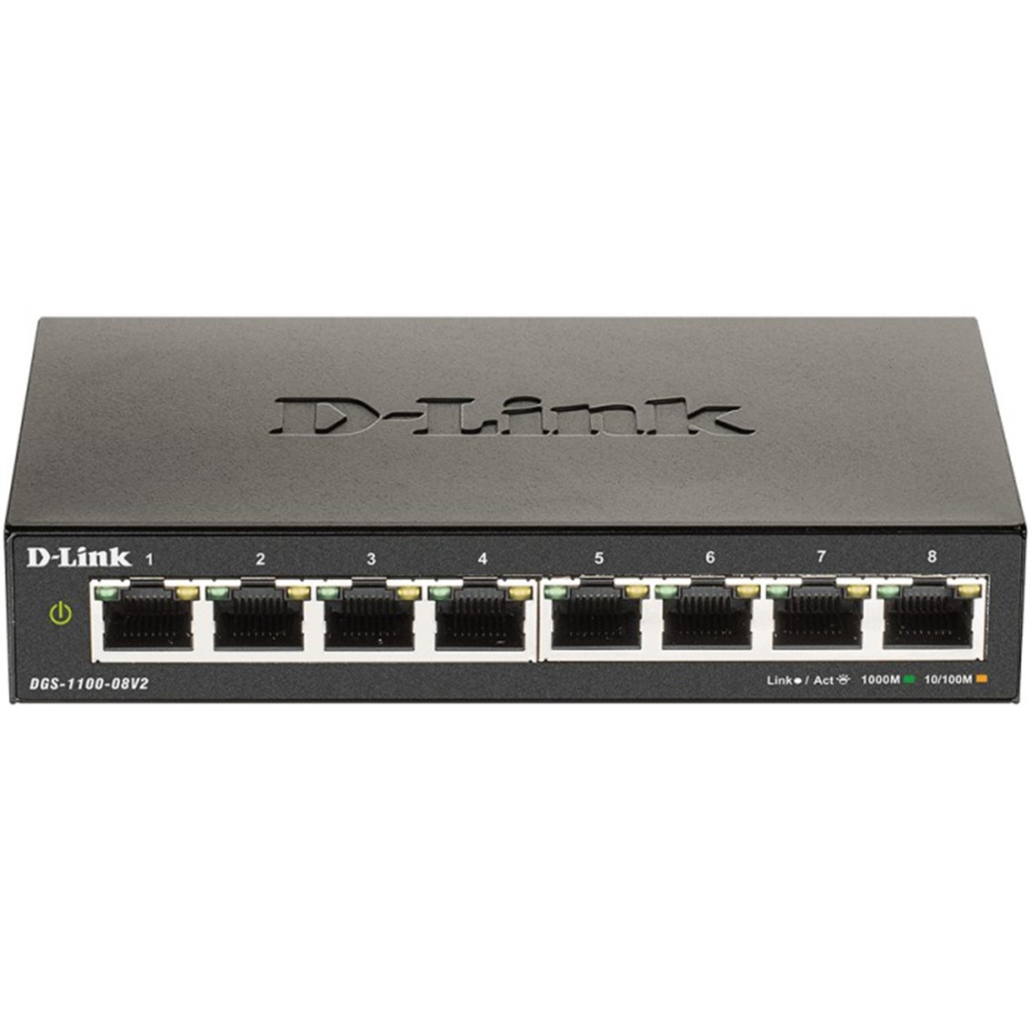 SWITCH D-LINK 8 PUERTOS 10/100/1000 GESTIONABLE EASYSMART