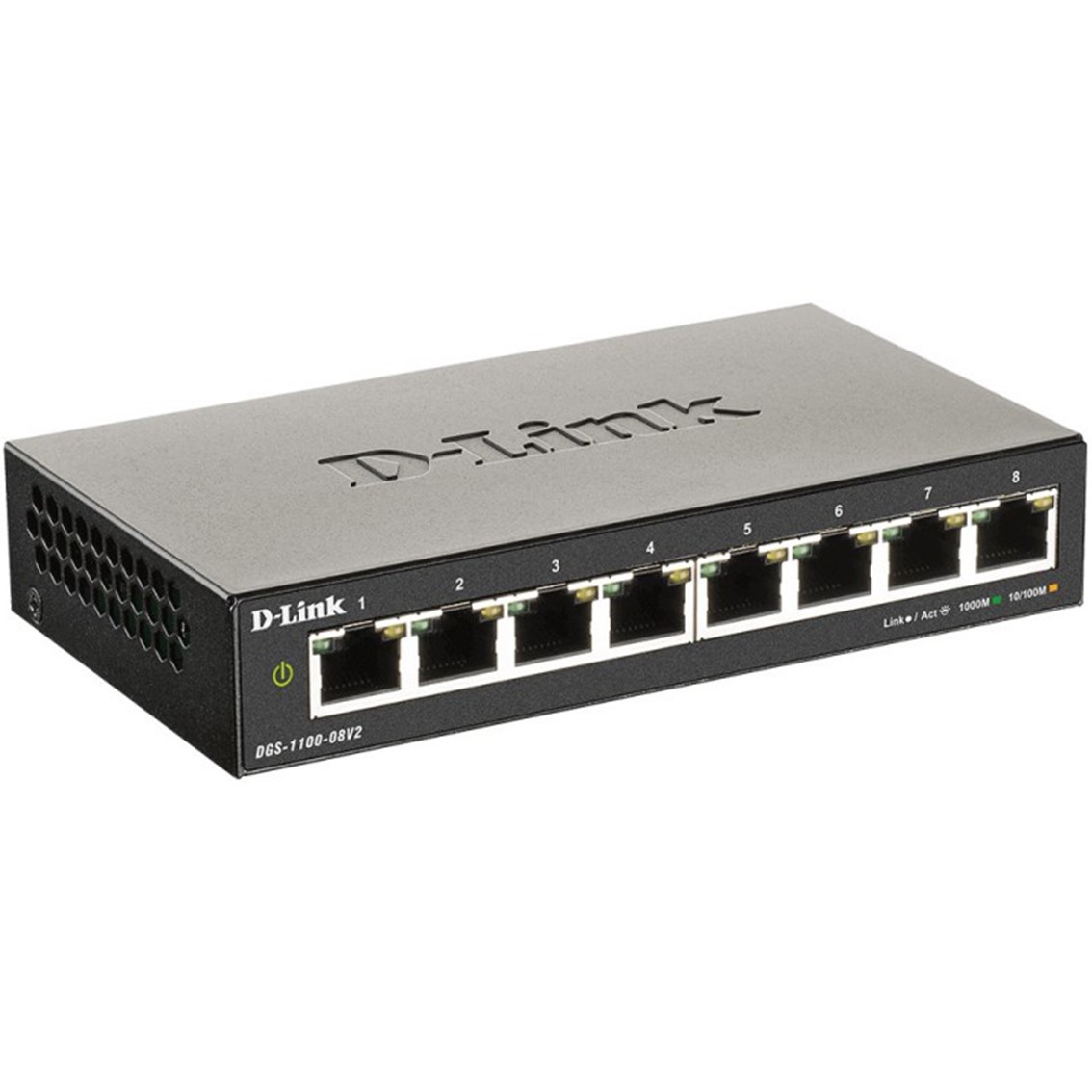 SWITCH D-LINK 8 PUERTOS 10/100/1000 GESTIONABLE EASYSMART