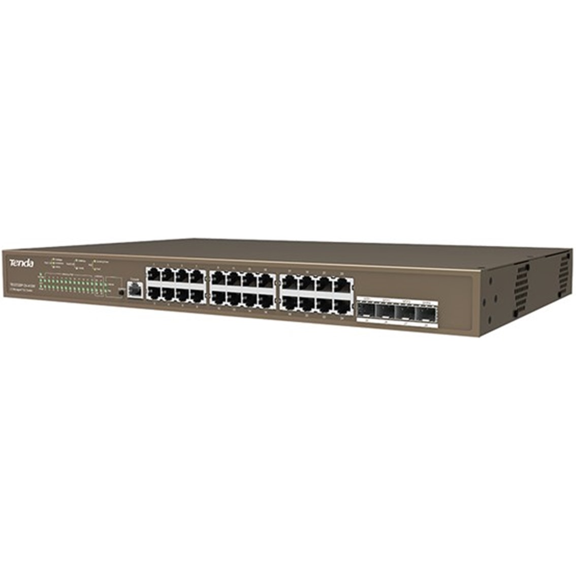 SWITCH 24 PUERTOS GIGABIT ETHERNET 10/100/1000 TENDA 56 Gbps/ PoE total 370 W