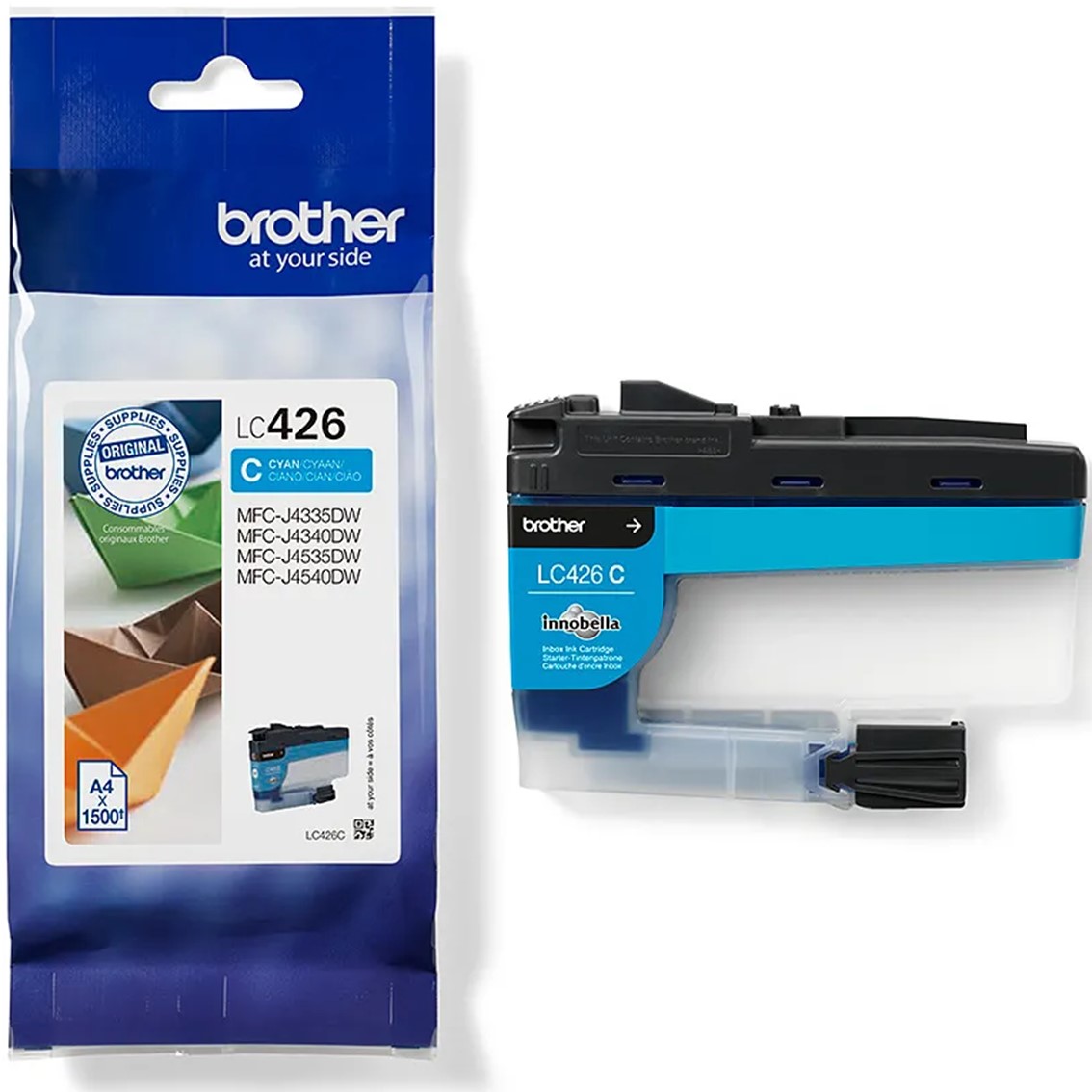 CARTUCHO TINTA BROTHER LC426C CIAN 1500 PAGINAS
