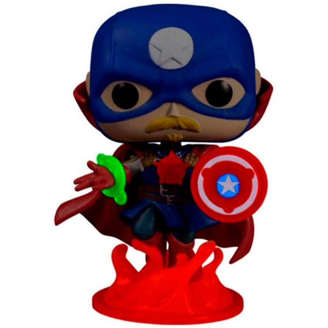 FUNKO POP MARVEL INFINITY WARPS SOLDADO SUPREMO GLOW IN THE DARK BRILLO EN LA OSCURIDAD EXCLUSIVO 36820