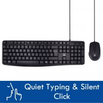 KIT TECLADO + MOUSE RATON EWENT EW3006 USB ESCRITURA SILENCIOSA
