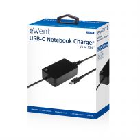 CARGADOR USB TIPO C EWENT EW3981 PARA PORTATILES 45W