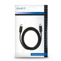 CABLE DE CARGA USB TIPO C EWENT EC1045 60W MACHO MACHO 1 METRO