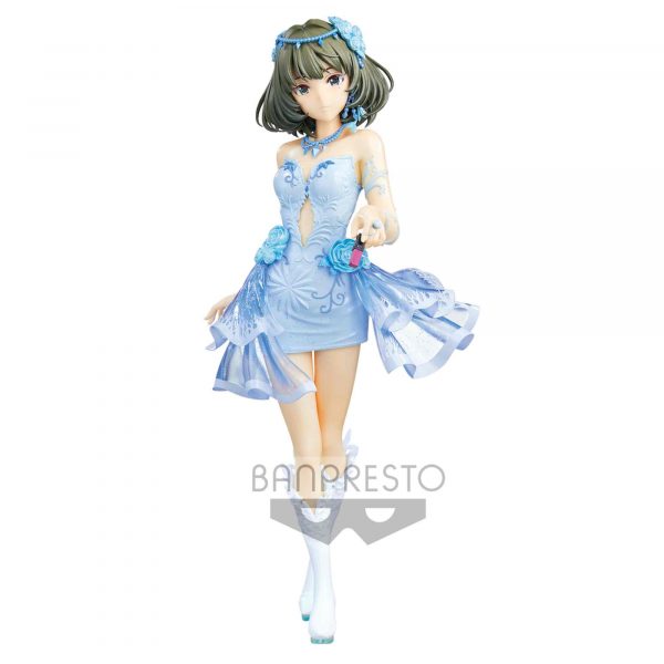 FIGURA BANPRESTO IDOLMASTER CINDERELLA KAEDE TAKAGAKI DRESSY & SNOW MAKE UP