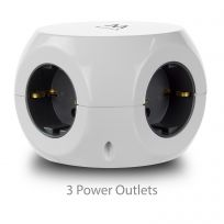 REGLETA CUBICA EWENT EW3939 3 TOMAS SHUCKO/ 3 PUERTOS USB/ 1.5M