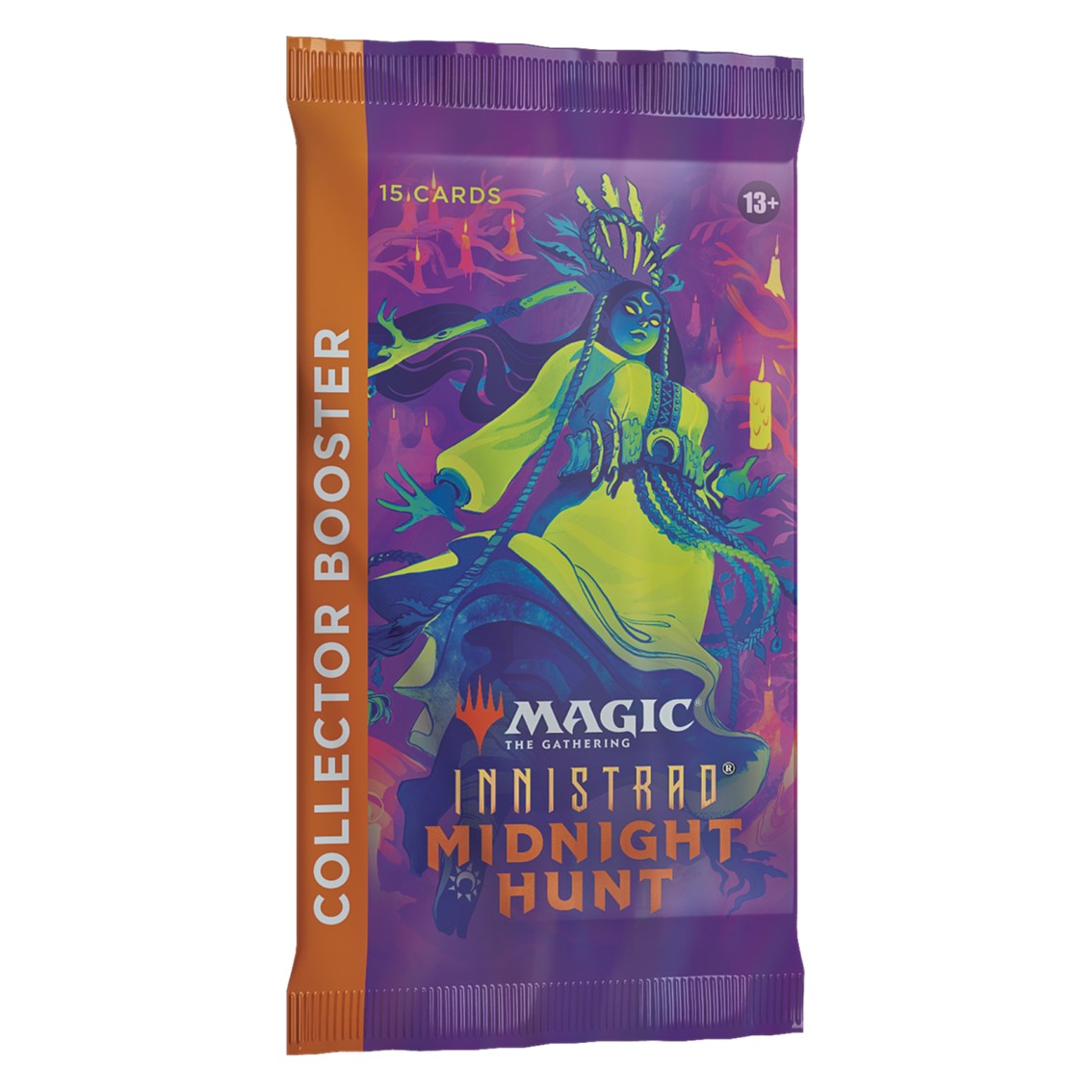 JUEGO DE CARTAS COLLECTOR BOOSTER WIZARDS OF THE COAST MAGIC THE GATHERING MIDNIGHT HUNT 12 SOBRES INGLES