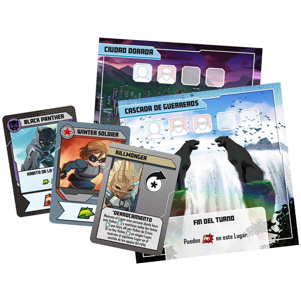 JUEGO DE MESA MARVEL EL ASCENSO DE BLACK PANTHER PEGI 10