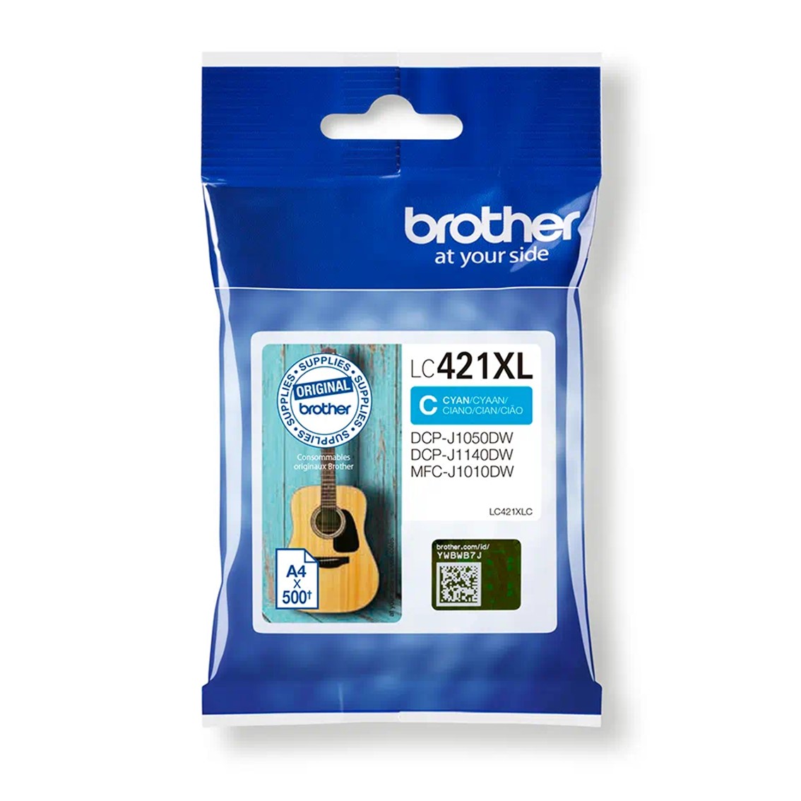 CARTUCHO TINTA BROTHER LC421XLC CIAN 500 PAGINAS