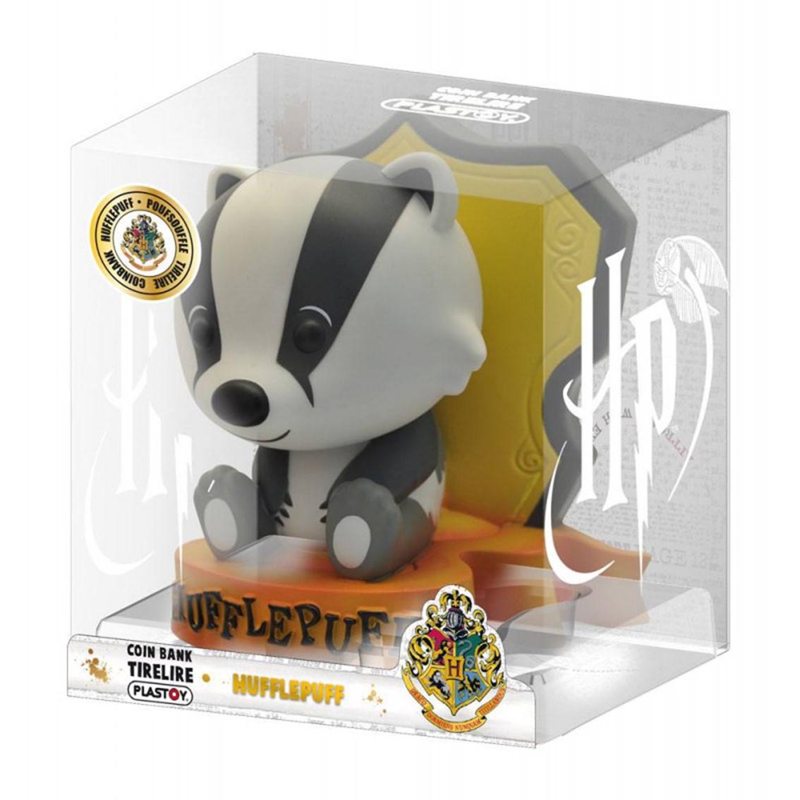 FIGURA HUCHA PLASTOY HARRY POTTER CASA HUFFLEPUFF TEJON CHIBI