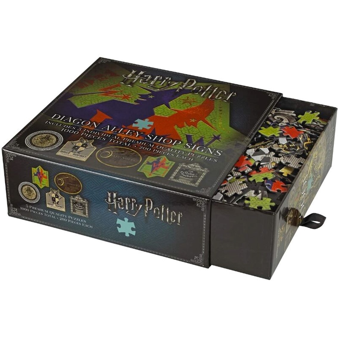 PUZZLE THE NOBLE COLLECTION HARRY POTTER CALLEJON DIAGON SIMBOLOS & LOGOS TIENDAS 1000 PIEZAS