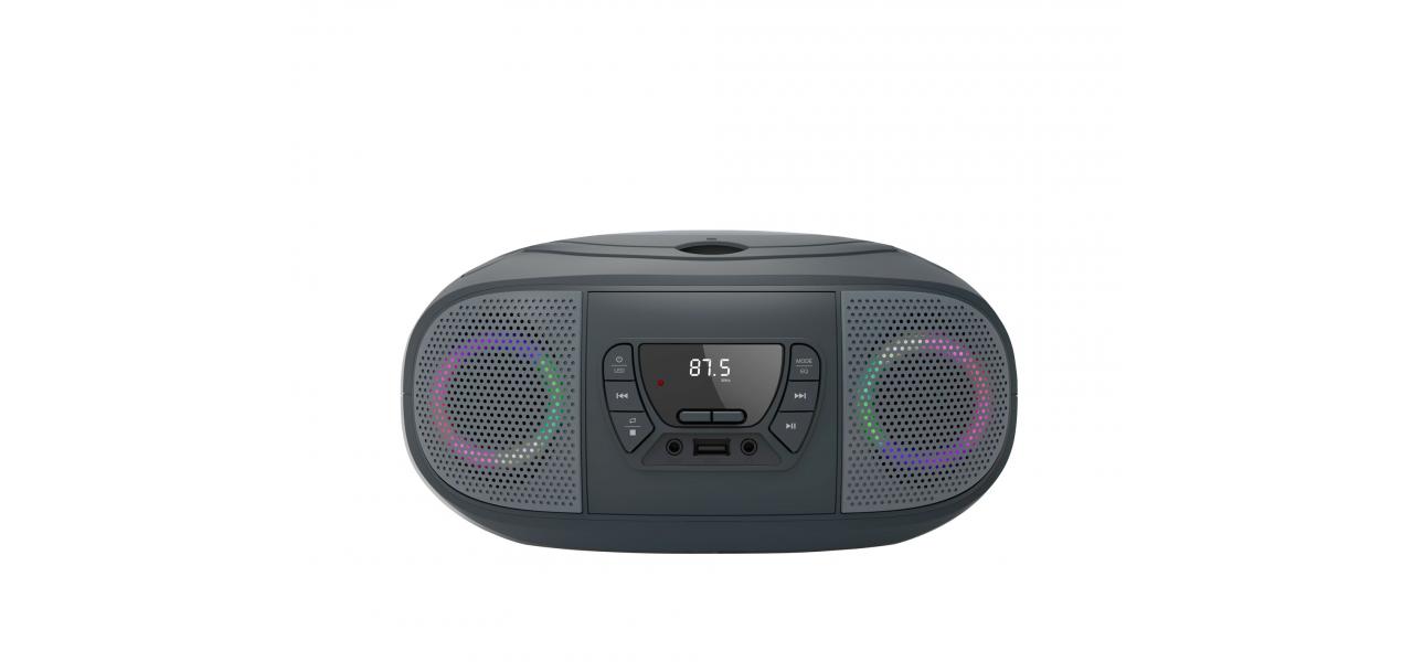 RADIO CD FONESTAR BOOM-GO-G USB GRIS