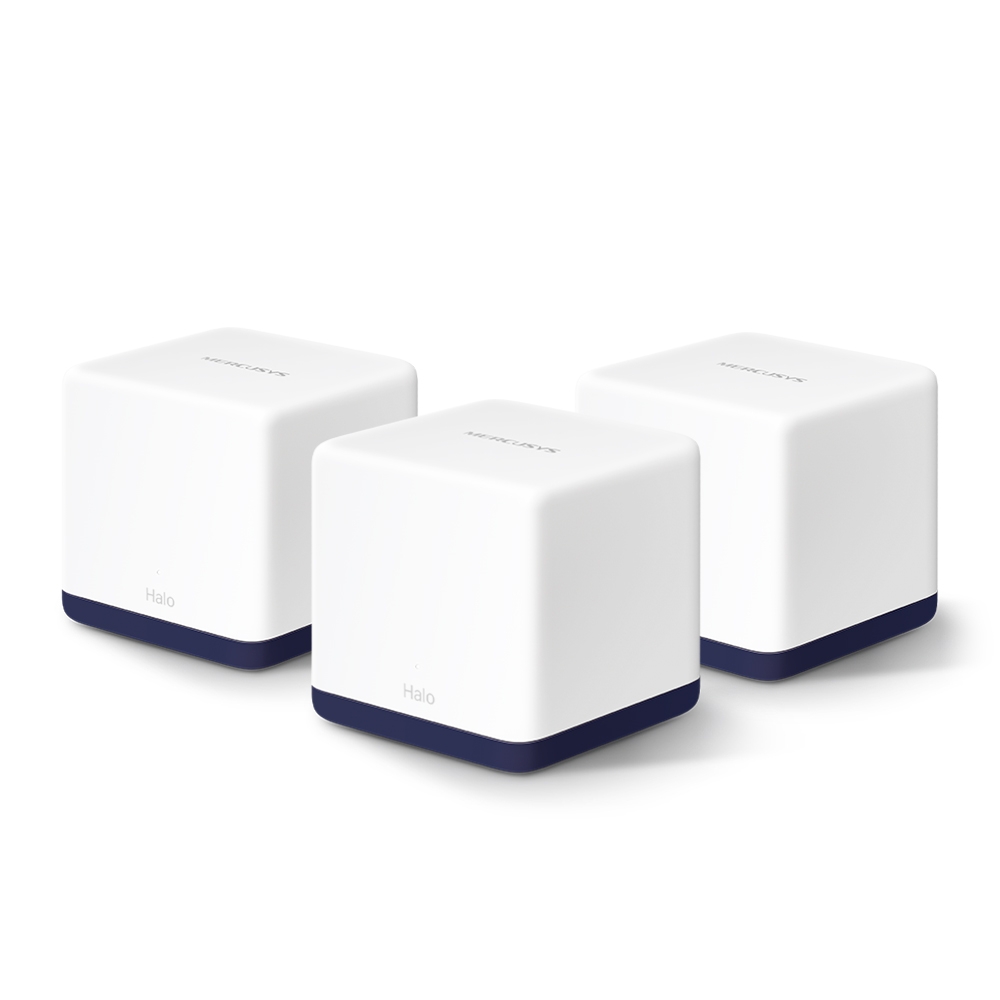 ROUTER MESH MERCUSYS HALO H50G PACK DE 3 1900MBPS