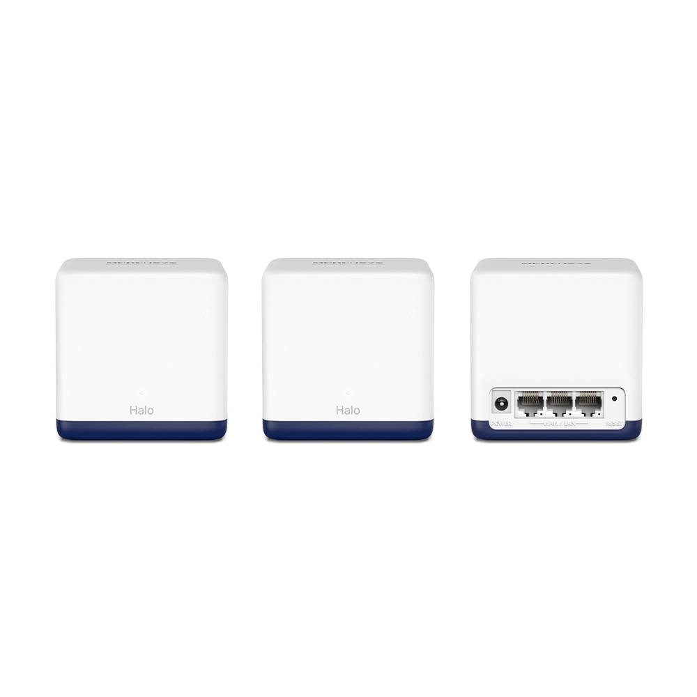 ROUTER MESH MERCUSYS HALO H50G PACK DE 3 1900MBPS