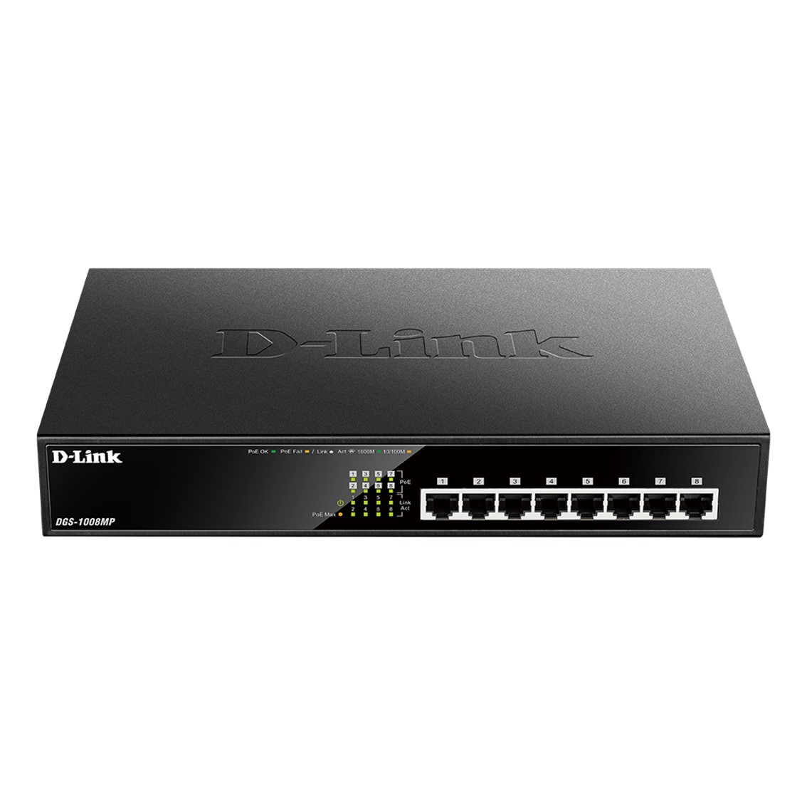 SWITCH D-LINK 8 PUERTOS GIGABIT MAX POE