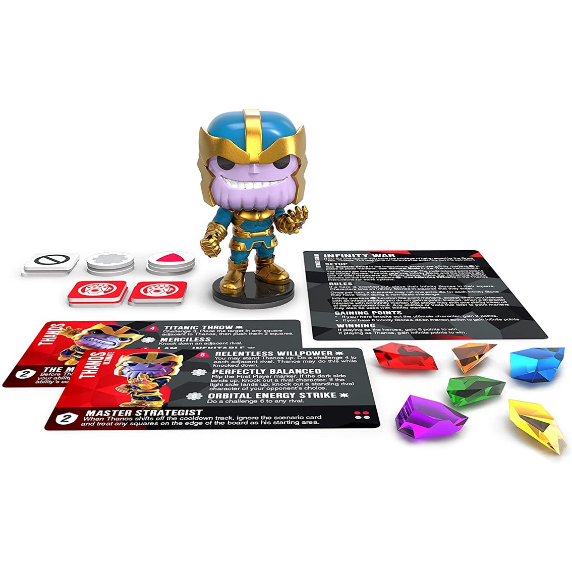 JUEGO DE MESA FUNKOVERSE EXPANSION MARVEL EDICION 101 THANOS ESPAÑOL 57515