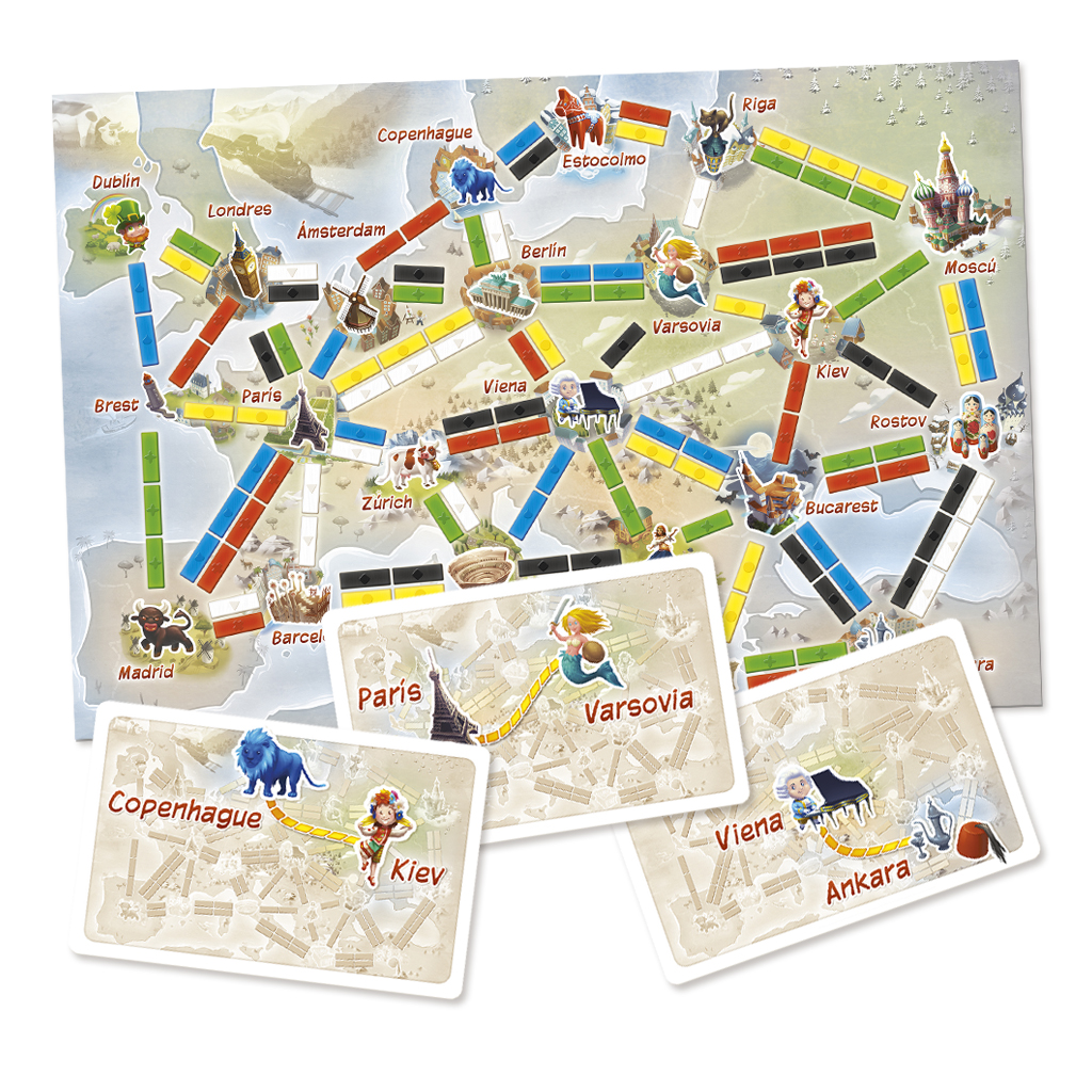JUEGO DE MESA ¡AVENTUREROS AL TREN! EL PRIMER VIAJE PEGI 6