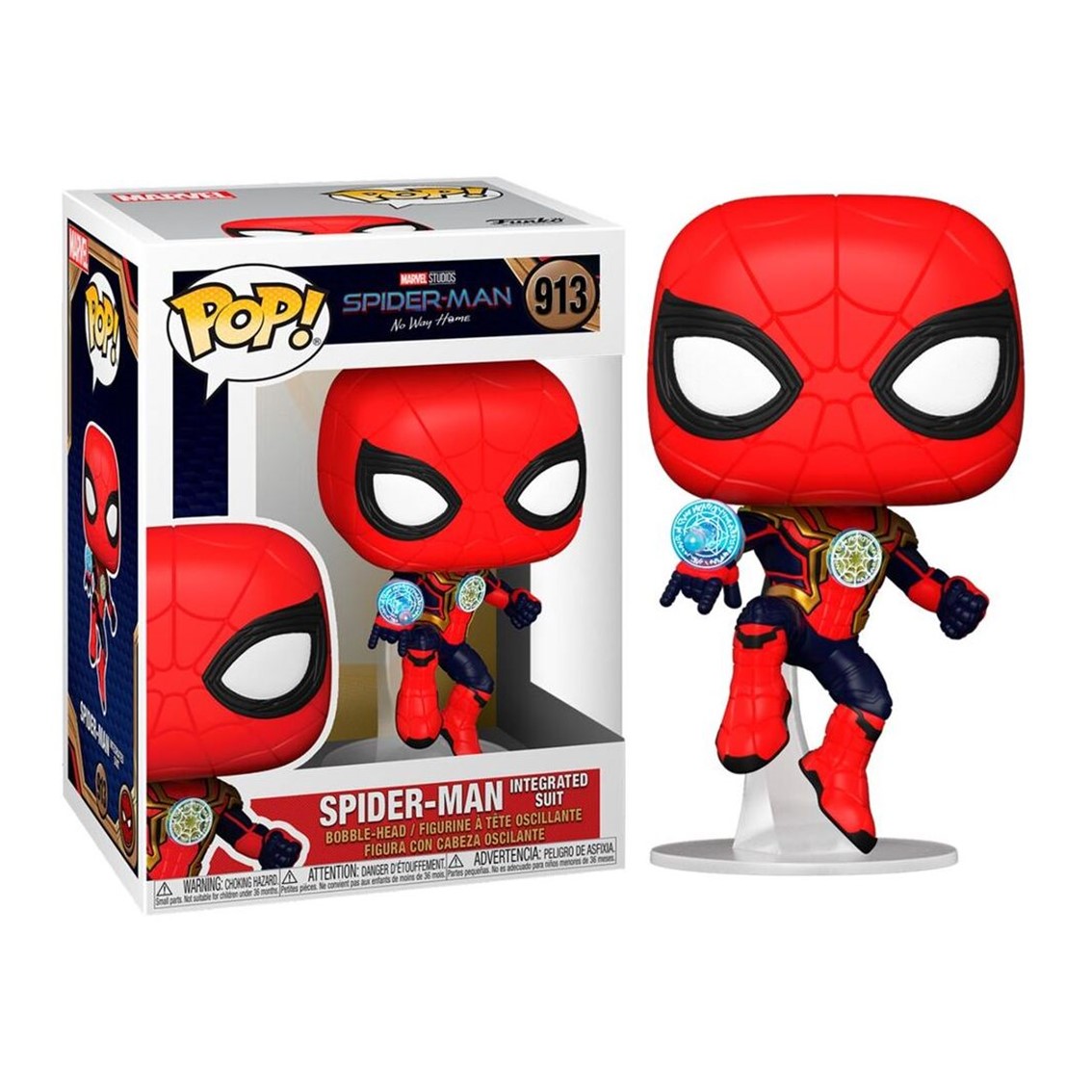FUNKO POP MARVEL SPIDERMAN NO WAY HOME SPIDER-MAN TRAJE INTEGRADO 56829