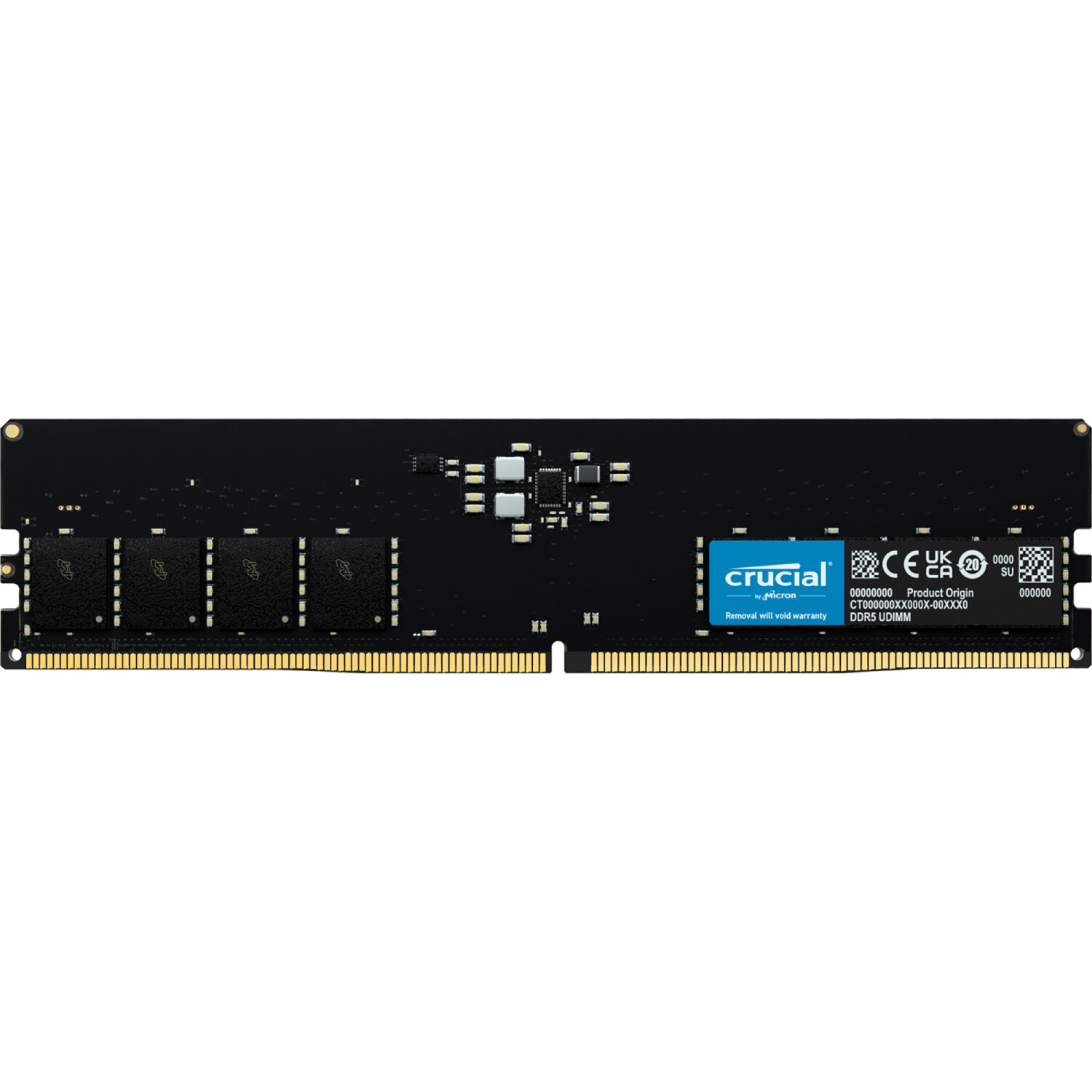 MEMORIA RAM DDR5 8GB CRUCIAL / UDIMM / 4800 MHZ / PC5 38400 CL40