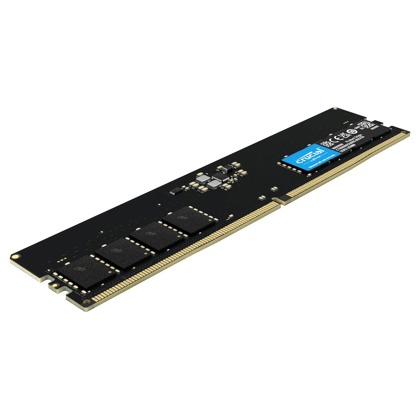 MEMORIA RAM DDR5 16GB CRUCIAL / UDIMM / 4800 MHZ / PC5 38400 CL40